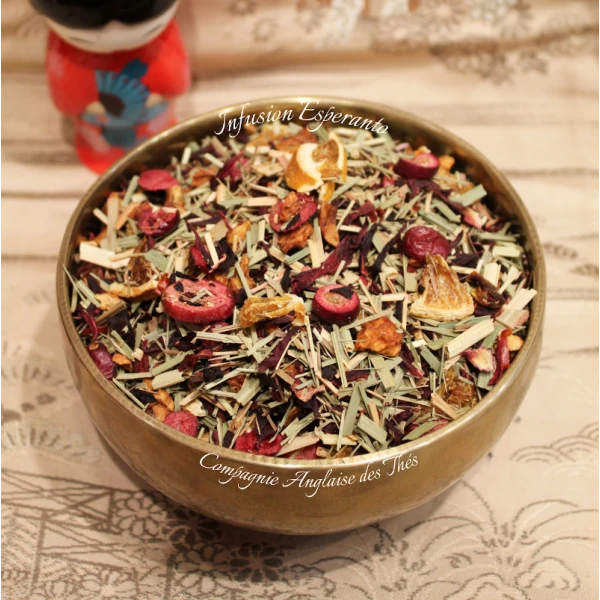 Infusion Orange, Cranberry, Piment doux - Infusion ESPELETTE - Compagnie Anglaise des Thés