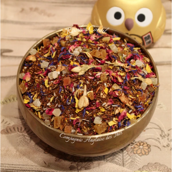 Rooibos Fruits exotiques  - Rooibos CORAIL- Compagnie Anglaise des Thés