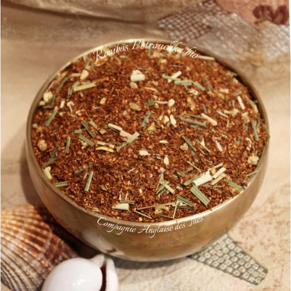 Rooibos Citron, Gingembre Bio -Rooibos PETROUCHKA Bio- Compagnie Anglaise des Thés