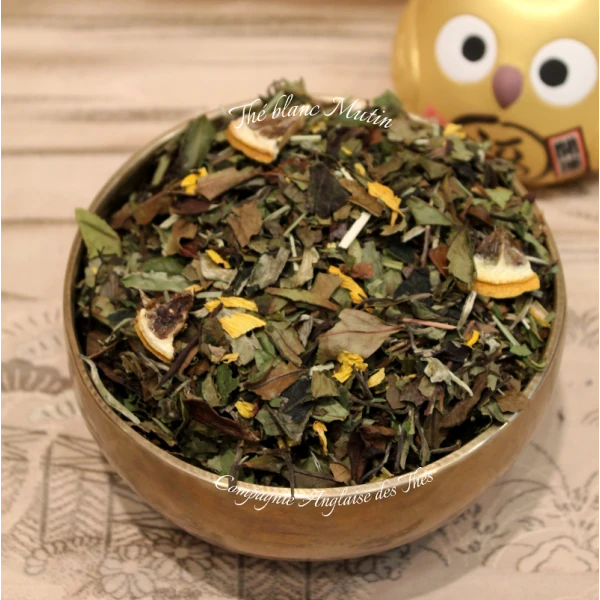 Thé blanc MUTIN - CITRON, BASILIC - Compagnie Anglaise des Thés