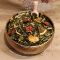 Thé Orange, Fraise, Ananas - Thé vert IDYLLE - Compagnie Anglaise des Thés