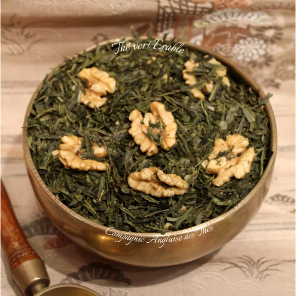 Thé NOIX, SIROP D'ERABLE - Thé vert ERABLE  - Compagnie Anglaise des Thés