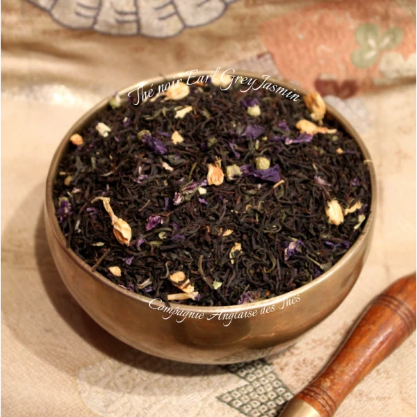 Thé BERGAMOTE JASMIN - Thé noir EARL GREY JASMIN- Cie Anglaise des Thés
