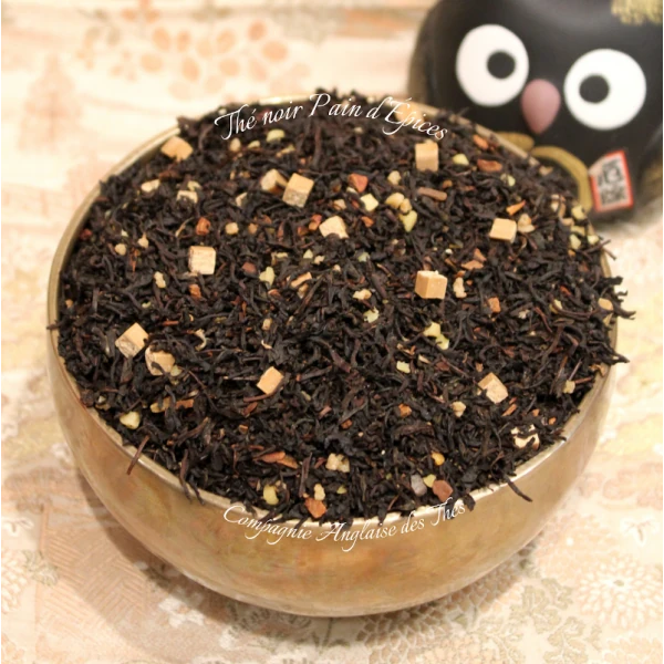 Thé CARAMEL GINGEMBRE CANNELLE - Thé noir PAIN D'ÉPICES  - Compagnie Anglaise des Thés