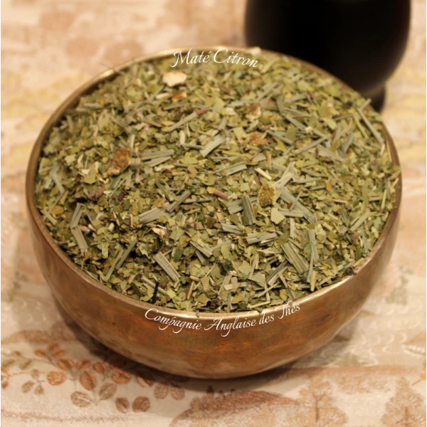 MATÉ CITRON -Maté vert Brésilien au Citron - Compagnie Anglaise des Thés