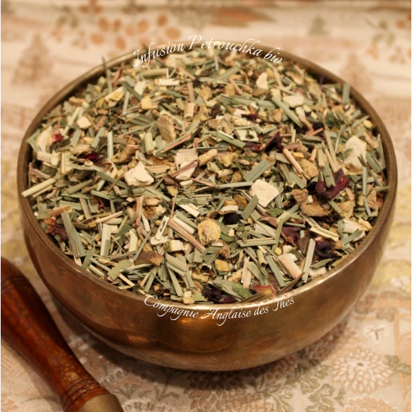 Infusion Citron, Gingembre - Infusion PETROUCHKA BIO - Compagnie Anglaise des Thés