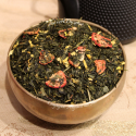 Thé vert Fraise, Pêche -Thé vert BYZANCE  - Compagnie Anglaise des Thés