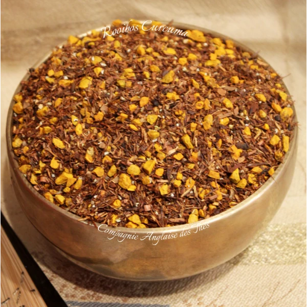 Rooibos CURCUMA - Curcuma, Cannelle, Cardamome - Cie Anglaise des Thés