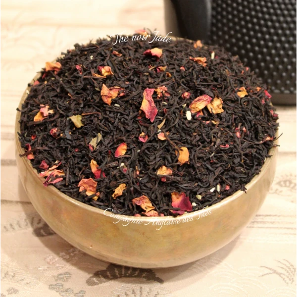 Thé COCO FRAMBOISE FLEURS - Thé noir JADE  - Compagnie Anglaise des Thés