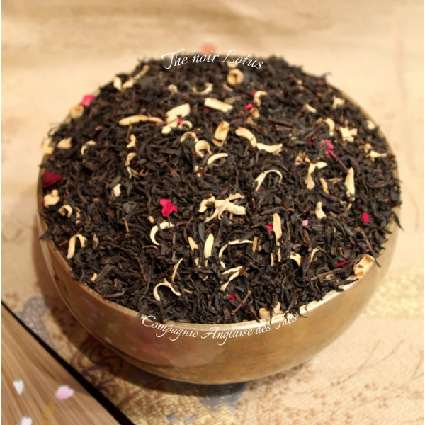 Thé FLEUR D'ORANGER ROSE - Thé noir LOTUS - Compagnie Anglaise des Thés