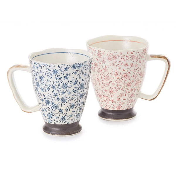 Mug Japonais Tsubaki bleu - Compagnie Anglaise des Thés