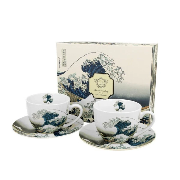 Coffret duo Mugs et Soucoupe Fuji - Compagnie Anglaise des Thés