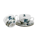 Coffret duo Mugs et Soucoupes Fuji - Compagnie Anglaise des Thés