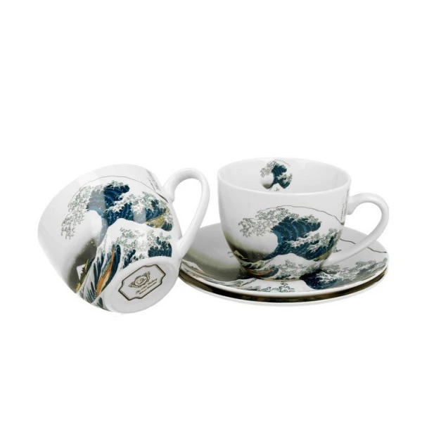 Coffret duo Mugs et Soucoupes Fuji - Compagnie Anglaise des Thés