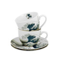 Coffret duo Mugs et Soucoupes Fuji - Compagnie Anglaise des Thés