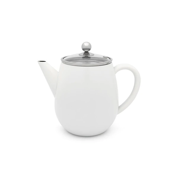 Théière Adagio Blanc Mat 1.1L - Compagnie Anglaise des Thés
