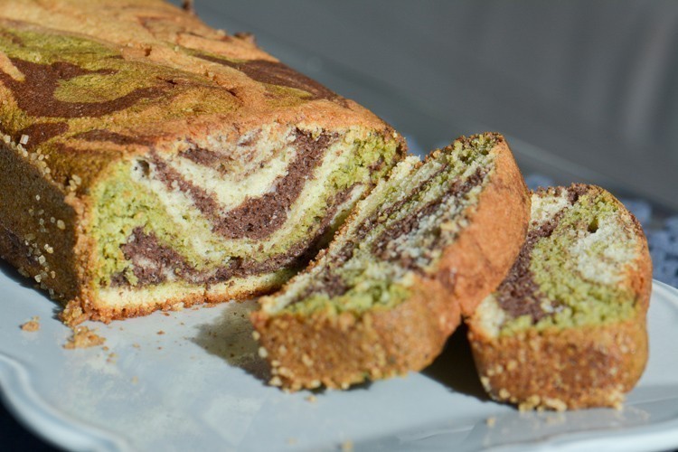 Marbré chocolat et matcha