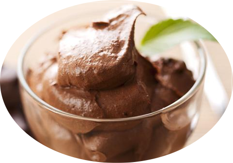 Mousse au chocolat au thé